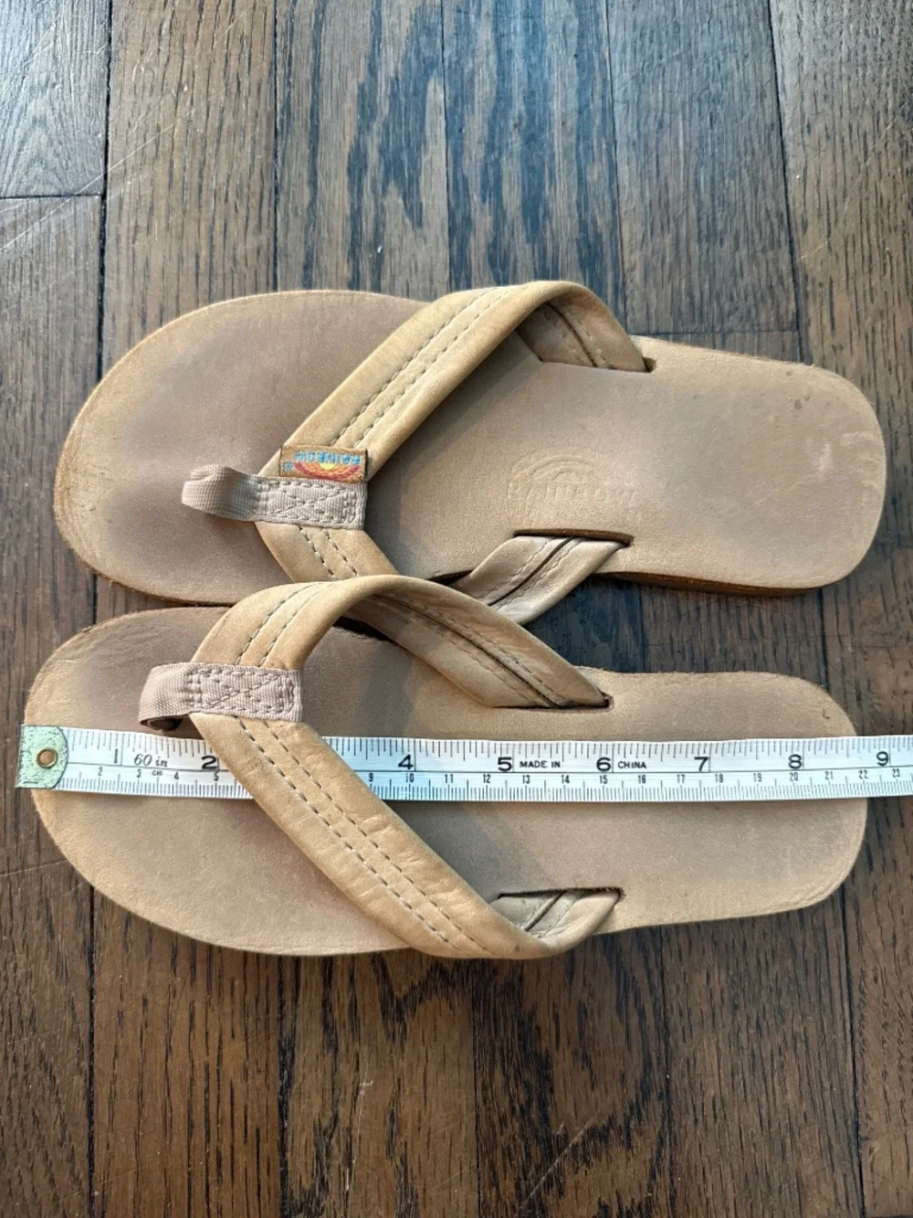 Rainbow Leather Sandals
